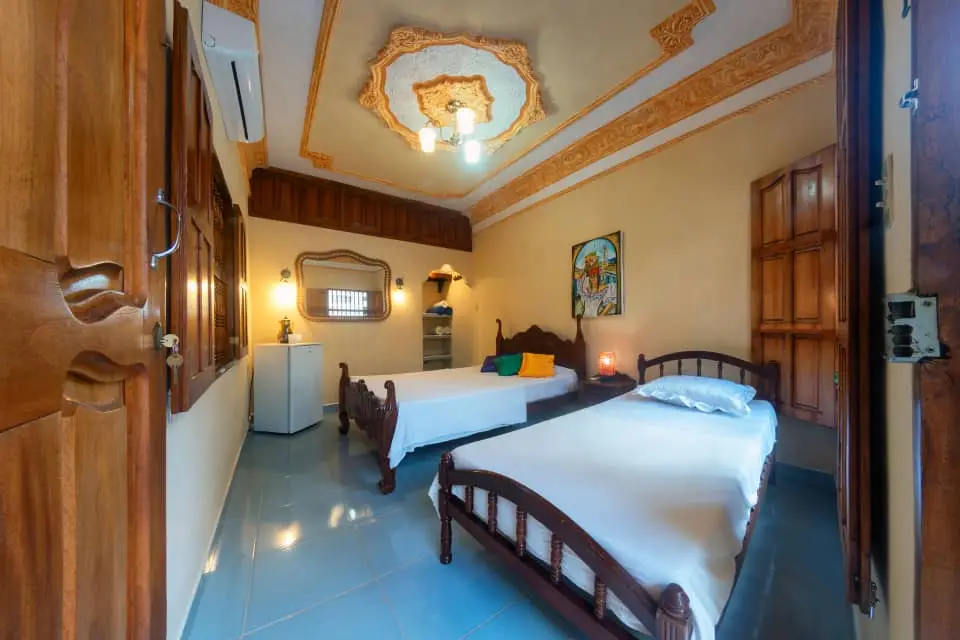 Trinidad, Sancti Spíritus, 62600, Cuba. El baño es privado, ubicado en el interior de la habitación. Reservas online, Hostal de la Viña Toledo, Room 4.